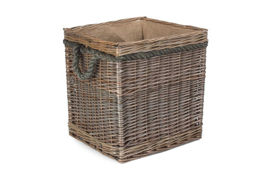 Square Rope Handled Log Basket